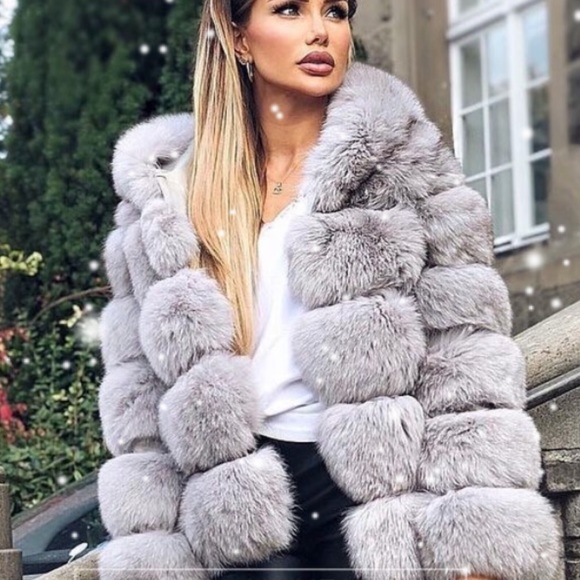 Jackets & Blazers - Fur faux jacket